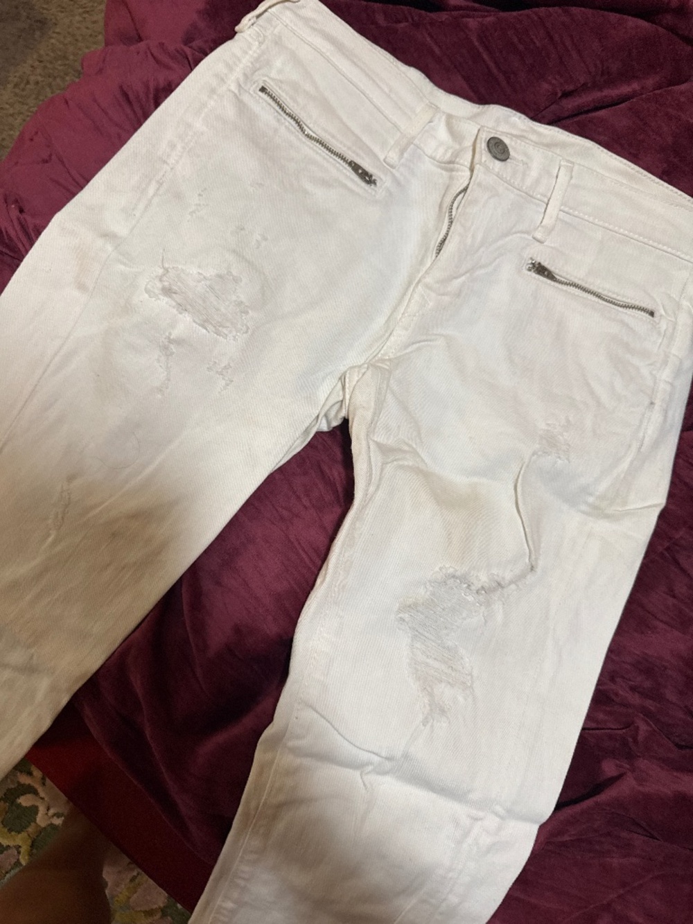 True religion white pant